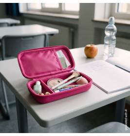 BRUNNEN Schlamper XL Hardcase 'Tulip' – Stiftetui für Schule & Büro (smaepp)
