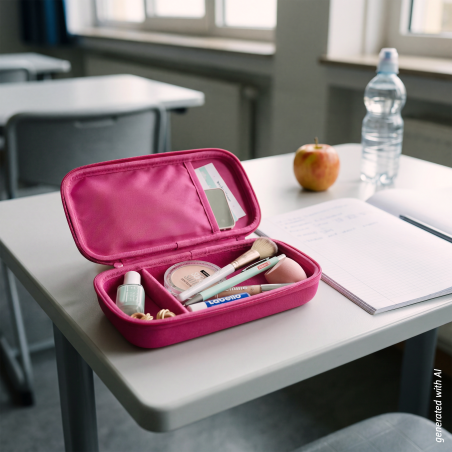 BRUNNEN Schlamper XL Hardcase 'Tulip' – Stiftetui für Schule & Büro (smaepp)