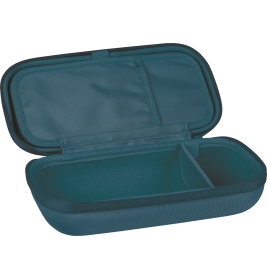 BRUNNEN Schlamper XL Hardcase 'Denim' – Stiftetui für Schule & Büro (smaepp)