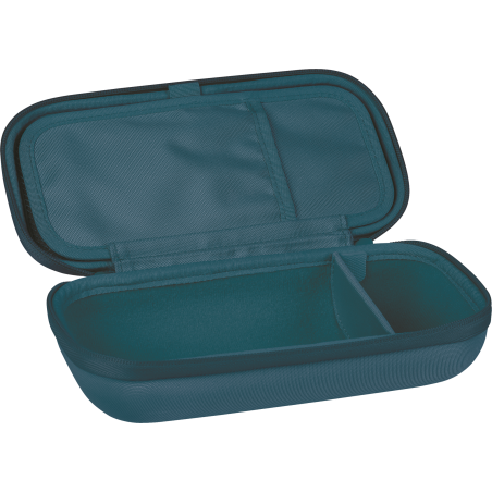 BRUNNEN Schlamper XL Hardcase 'Denim' – Stiftetui für Schule & Büro (smaepp)