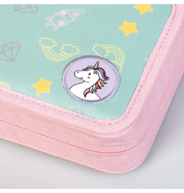 BRUNNEN Federmäppchen 2 Klappen Unicorn - Zauberhaftes Mäppchen für die Schule