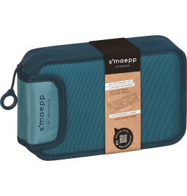 BRUNNEN Federmäppchen 2 Klappen Denim - Cooles Mäppchen im Jeans-Look