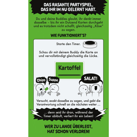 Asmodee™ Lückenfüller – Kreativspiel für spontane Unterhaltung & mehr Fantasie