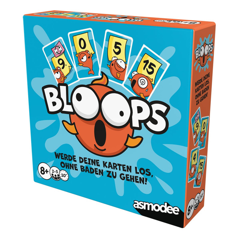 Asmodee™ Bloops – Schnelles & lustiges Kartenspiel für die ganze Familie mit Sammelspaß