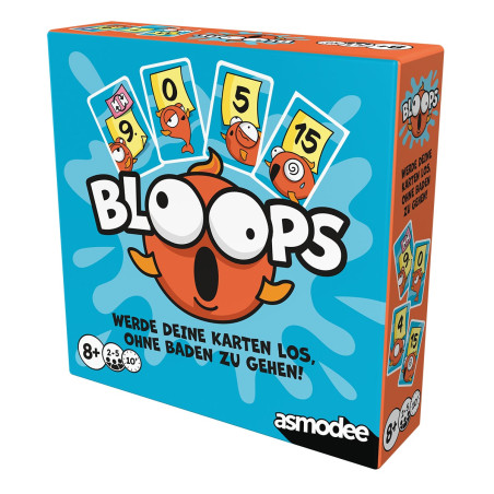 Asmodee™ Bloops – Schnelles & lustiges Kartenspiel für die ganze Familie mit Sammelspaß