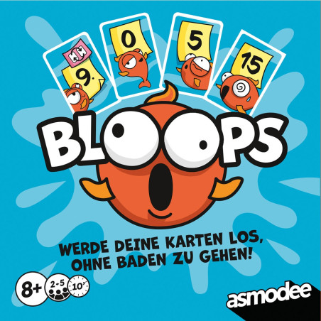 Asmodee™ Bloops – Schnelles & lustiges Kartenspiel für die ganze Familie mit Sammelspaß