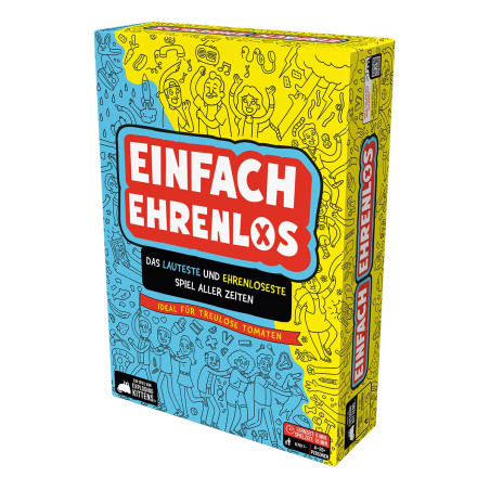 Asmodee™ Einfach Ehrenlos – Lustiges Partyspiel für Lacher & unvergessliche Abende
