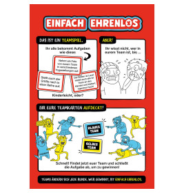 Asmodee™ Einfach Ehrenlos – Lustiges Partyspiel für Lacher & unvergessliche Abende