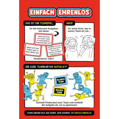 Asmodee™ Einfach Ehrenlos – Lustiges Partyspiel für Lacher & unvergessliche Abende