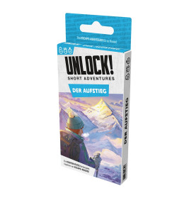 Asmodee™ Unlock! Short Adventures: Der Aufstieg – Escape Game Kartenspiel für 1-6 Spieler