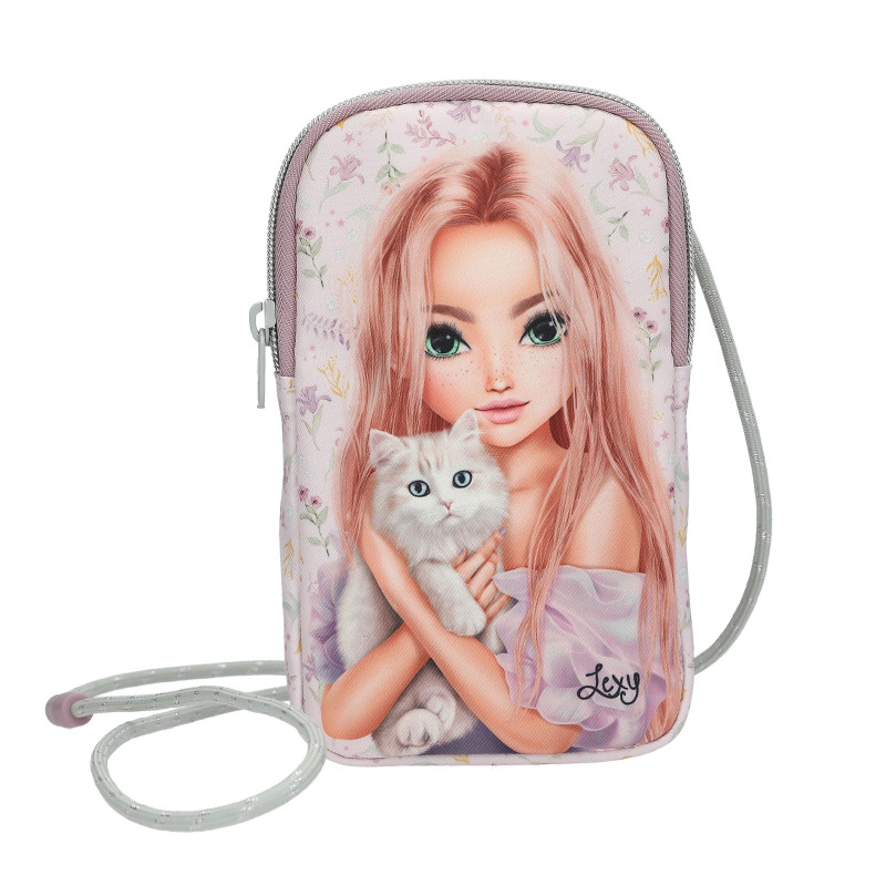 Depesche TOPModel Smartphonetasche BLOOMING KITTY – Stylish & sicher für dein Smartphone