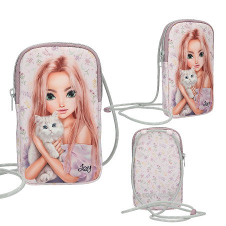 Depesche TOPModel Smartphonetasche BLOOMING KITTY – Stylish & sicher für dein Smartphone