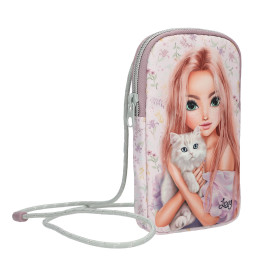 Depesche TOPModel Smartphonetasche BLOOMING KITTY – Stylish & sicher für dein Smartphone