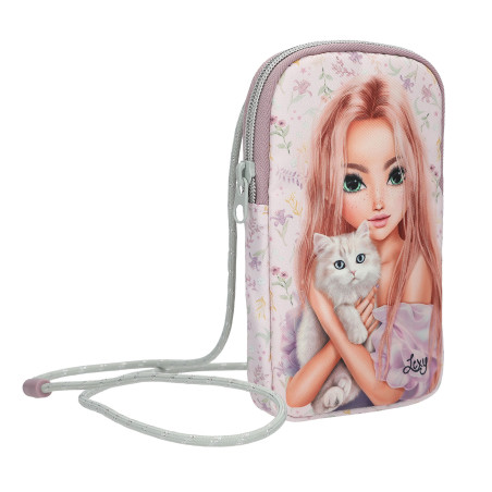 Depesche TOPModel Smartphonetasche BLOOMING KITTY – Stylish & sicher für dein Smartphone