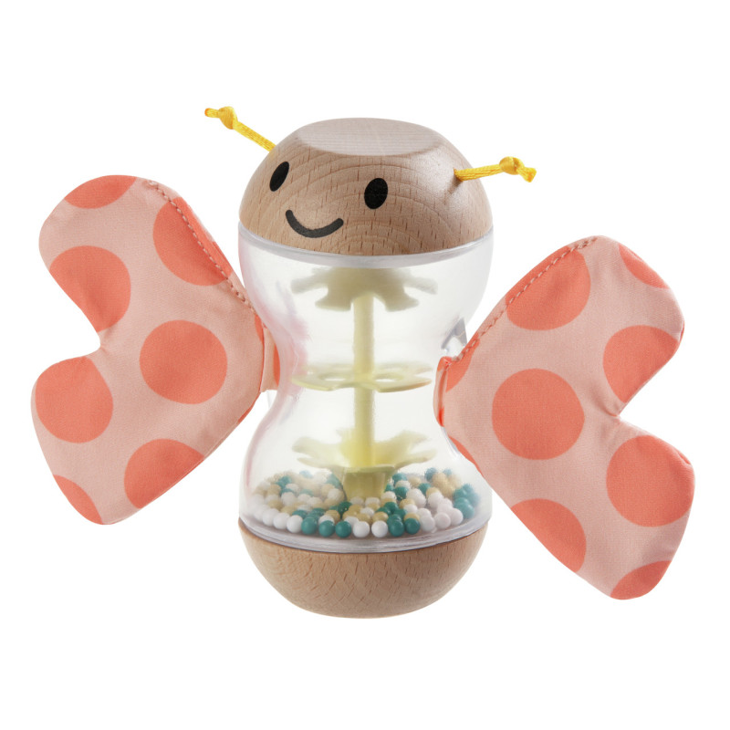 Hape Regenmacher Rosalie E8531B – Musikinstrument für Kinder. Beruhigende Klänge & auditive Förderung
