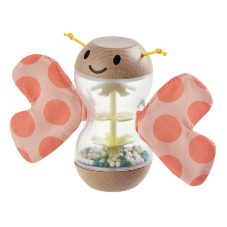 Hape Regenmacher Rosalie E8531B – Musikinstrument für Kinder. Beruhigende Klänge & auditive Förderung