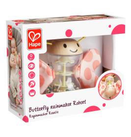 Hape Regenmacher Rosalie E8531B – Musikinstrument für Kinder. Beruhigende Klänge & auditive Förderung