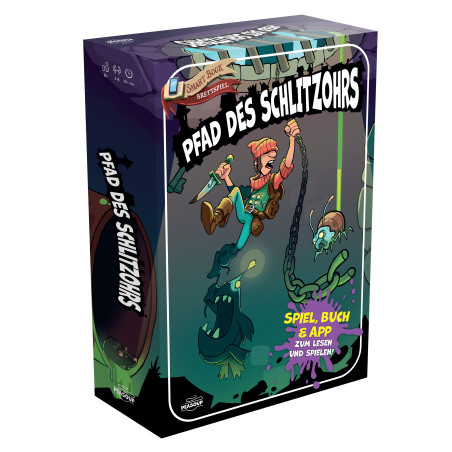 AMIGO: Pfad des Schlitzohrs SmartBook BoardGame – Interaktives Lesen & Spielen für jedes Alter