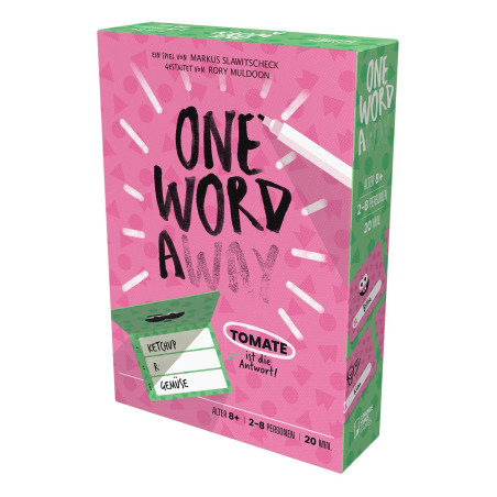 Asmodee One Word Away – Kooperatives Wortspiel für 3-6 Spieler, ab 8 Jahren