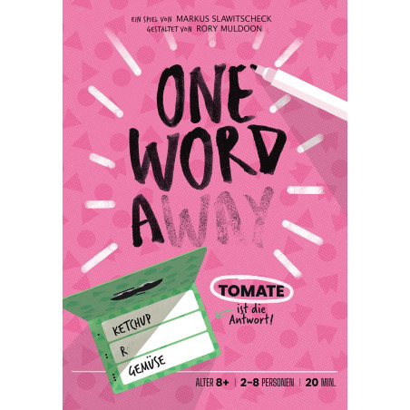 Asmodee One Word Away – Kooperatives Wortspiel für 3-6 Spieler, ab 8 Jahren