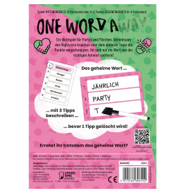 Asmodee One Word Away – Kooperatives Wortspiel für 3-6 Spieler, ab 8 Jahren