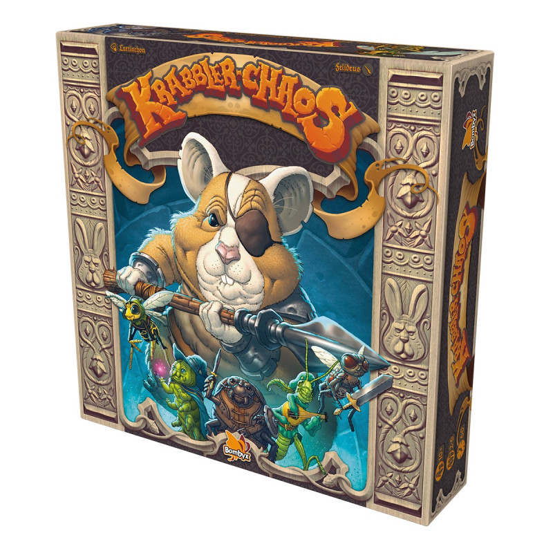Asmodee Krabbler-Chaos – Lustiges Geschicklichkeitsspiel für 2-4 Spieler