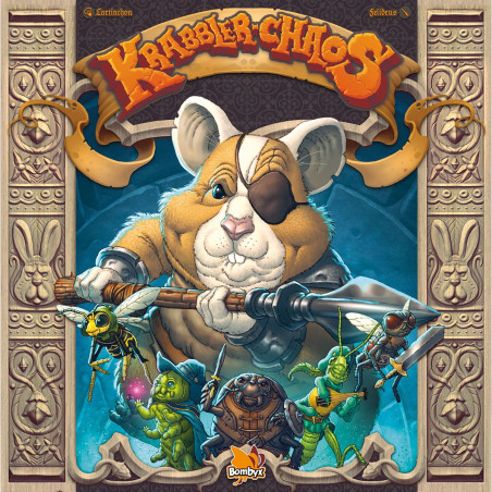 Asmodee Krabbler-Chaos – Lustiges Geschicklichkeitsspiel für 2-4 Spieler