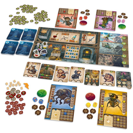 Asmodee Krabbler-Chaos – Lustiges Geschicklichkeitsspiel für 2-4 Spieler