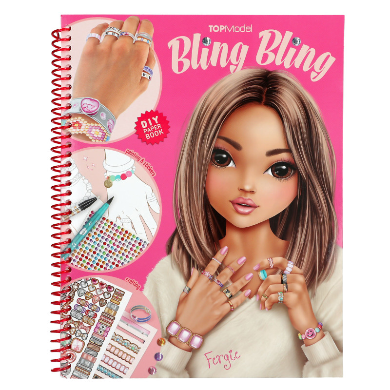 Depesche TOPModel Create your BLING BLING Malbuch | Glitzer & Kreativität!
