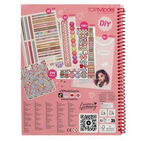 Depesche TOPModel Create your BLING BLING Malbuch | Glitzer & Kreativität!