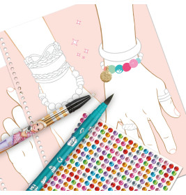Depesche TOPModel Create your BLING BLING Malbuch | Glitzer & Kreativität!