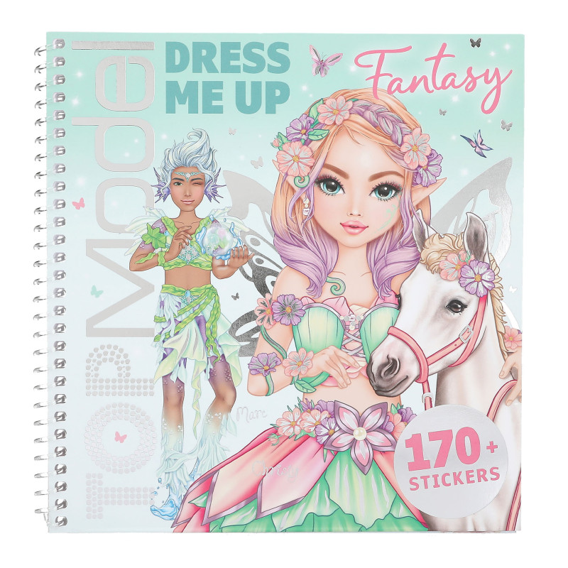 Depesche TOPModel Dress Me Up Fantasy | Stickerbuch für magische Looks!