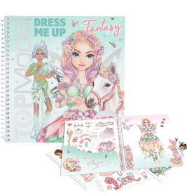 Depesche TOPModel Dress Me Up Fantasy | Stickerbuch für magische Looks!