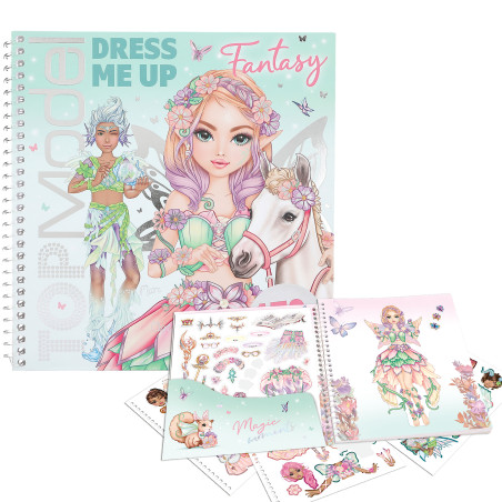 Depesche TOPModel Dress Me Up Fantasy | Stickerbuch für magische Looks!