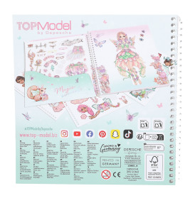 Depesche TOPModel Dress Me Up Fantasy | Stickerbuch für magische Looks!