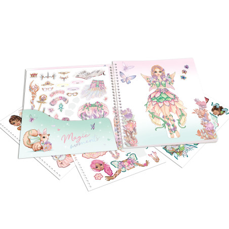 Depesche TOPModel Dress Me Up Fantasy | Stickerbuch für magische Looks!