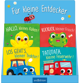 arsEdition Pappbücher 'Für kleine Entdecker' | Robust & lehrreich | Fördert Sprachentwicklung