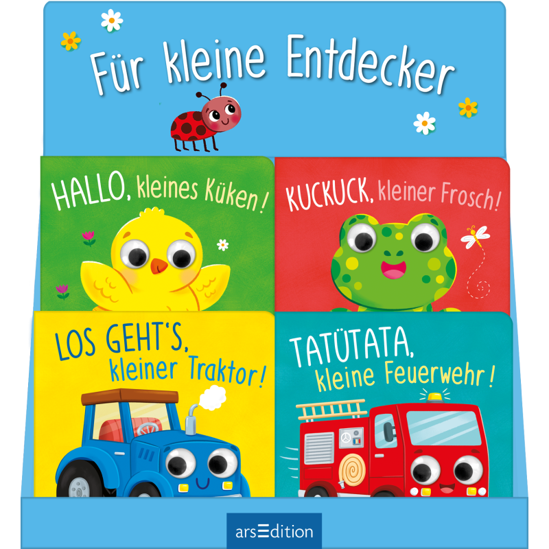 arsEdition Pappbücher 'Für kleine Entdecker' | Robust & lehrreich | Fördert Sprachentwicklung