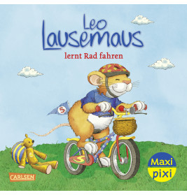 Leo Lausemaus lernt Rad fahren