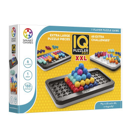 smart games IQ Puzzler Pro XXL – Logikspiel mit 120 2D & 3D Aufgaben ab 6 Jahren