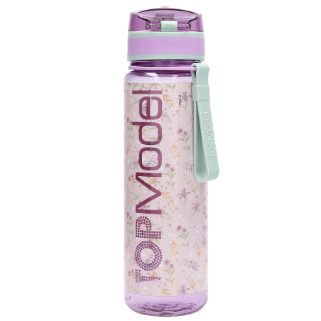 Depesche TOPModel Trinkflasche BLOOMING KITTY – 500ml, BPA-frei, auslaufsicher