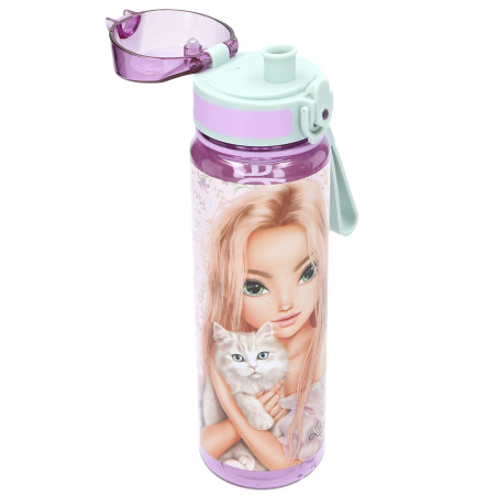 Depesche TOPModel Trinkflasche BLOOMING KITTY – 500ml, BPA-frei, auslaufsicher