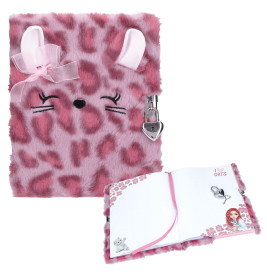 Depesche TOPModel COSY CAT Tagebuch mit Schloss – Sicher & geheimnisvoll, liniertes Notizbuch