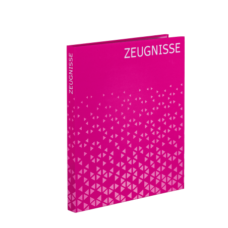 Zeugnisringbuch Karton 10 Hüll en pink