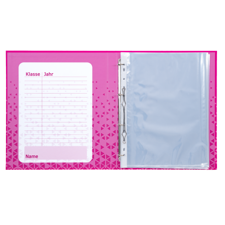 Zeugnisringbuch Karton 10 Hüll en pink