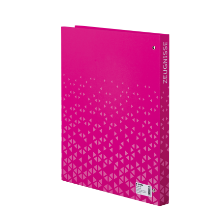 Zeugnisringbuch Karton 10 Hüll en pink