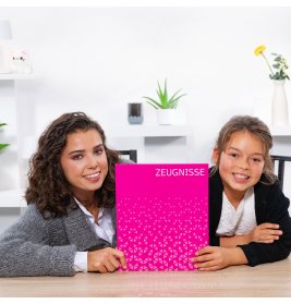 Zeugnisringbuch Karton 10 Hüll en pink