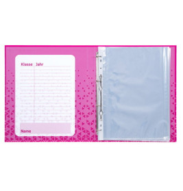 Zeugnisringbuch Karton 10 Hüll en pink