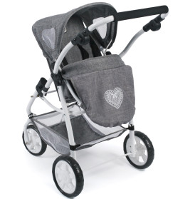 3 in 1 Kombi EMOTION ALL IN Jeans grey - Puppenwagen