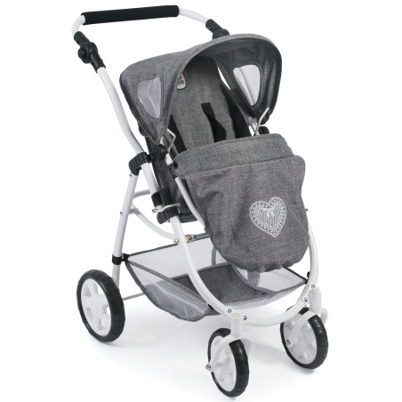 3 in 1 Kombi EMOTION ALL IN Jeans grey - Puppenwagen
